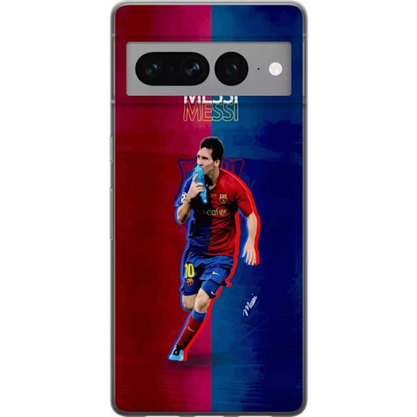 Google Pixel 7 Pro Genomskinligt Skal Messi