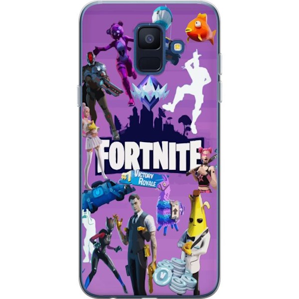 Samsung Galaxy A6 (2018) Genomskinligt Skal Fortnite