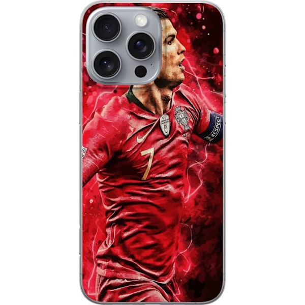 Apple iPhone 16 Pro Max Läpinäkyvä kuori Cristiano Ronaldo