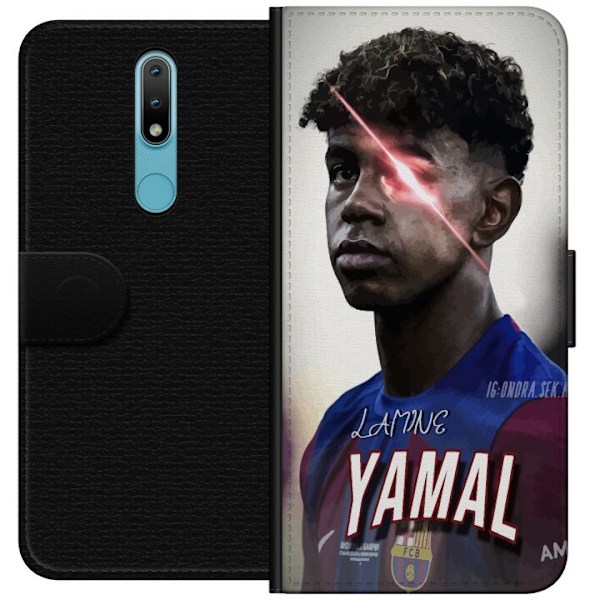 Nokia 2.4 Plånboksfodral yamal lamine