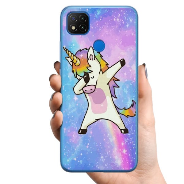 Xiaomi Redmi 9C TPU Mobilcover Enhjørning