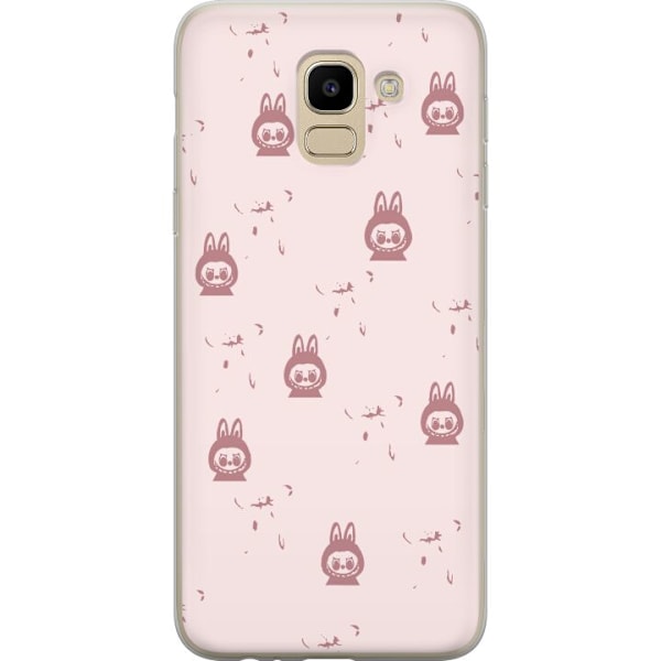 Samsung Galaxy J6 Gennemsigtig cover Labubu Neon Pop - Neonfar