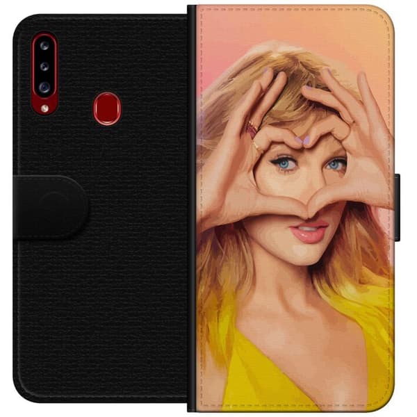 Kompatibel Tegnebogsetui til Samsung Galaxy A20s Taylor Swift