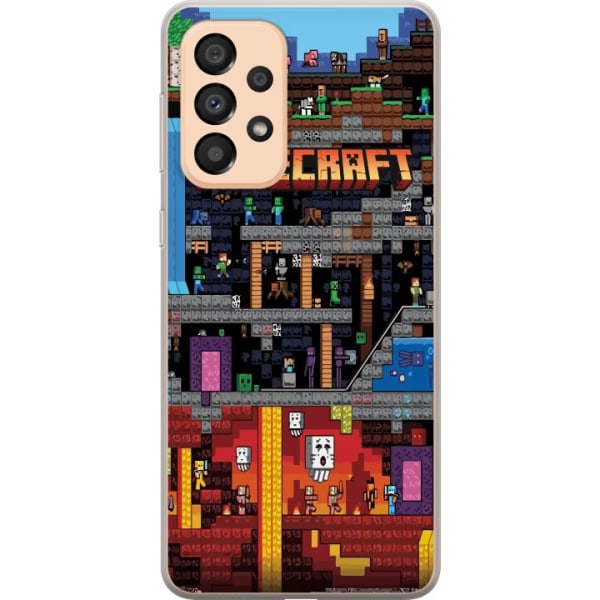 Samsung Galaxy A33 5G Deksel / Mobildeksel - Minecraft