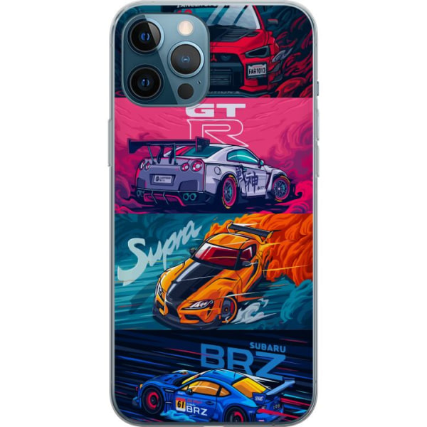 Apple iPhone 12 Pro Max Läpinäkyvä kuori Subaru Racing