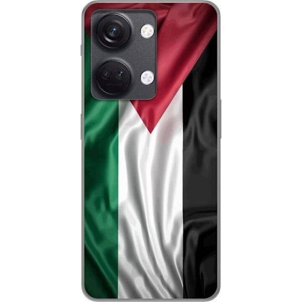 OnePlus Nord 3 Gjennomsiktig deksel Palestinaflagget – ikoniskt symbol på frihet i rødt, svart, hvitt og grønt