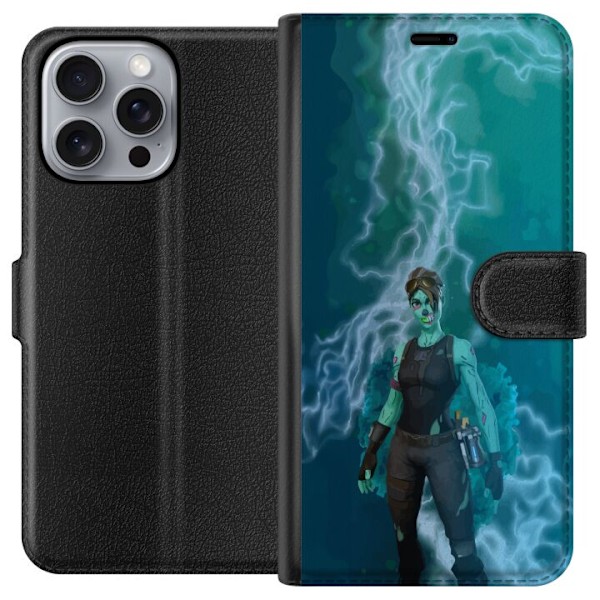 Apple iPhone 16 Pro Max Tegnebogsetui Fortnite - Ghoul Trooper