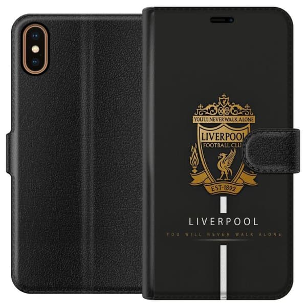 Kompatibel Tegnebogsetui til Apple iPhone X Liverpool