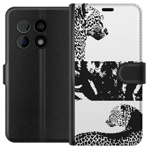 OnePlus 10 Pro Lommeboketui Leopard Faces