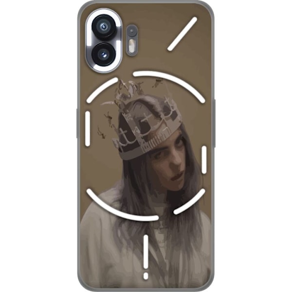 Nothing Phone (2) Gennemsigtig cover Billie Eilish