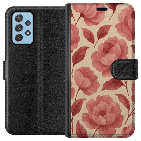Samsung Galaxy A52 5G Plånboksfodral Rose Bloom
