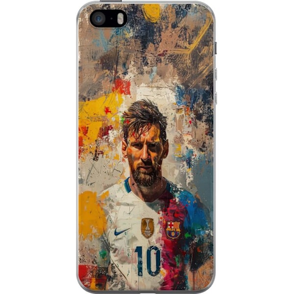 Apple iPhone 5s Genomskinligt Skal Messi Art