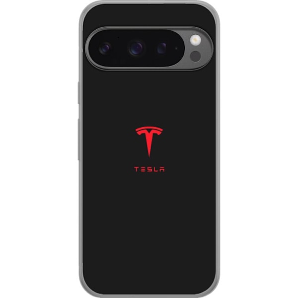 Google Pixel 9 Pro XL Läpinäkyvä kuori Tesla