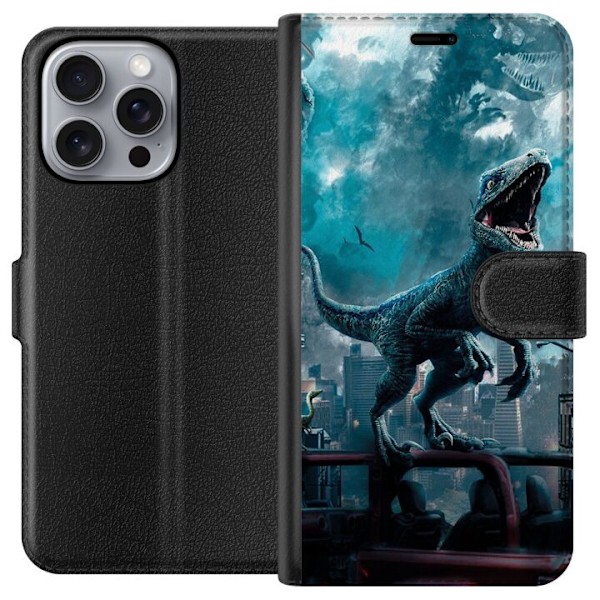 Apple iPhone 16 Pro Max Lompakkokotelo Jurassic World Dominion