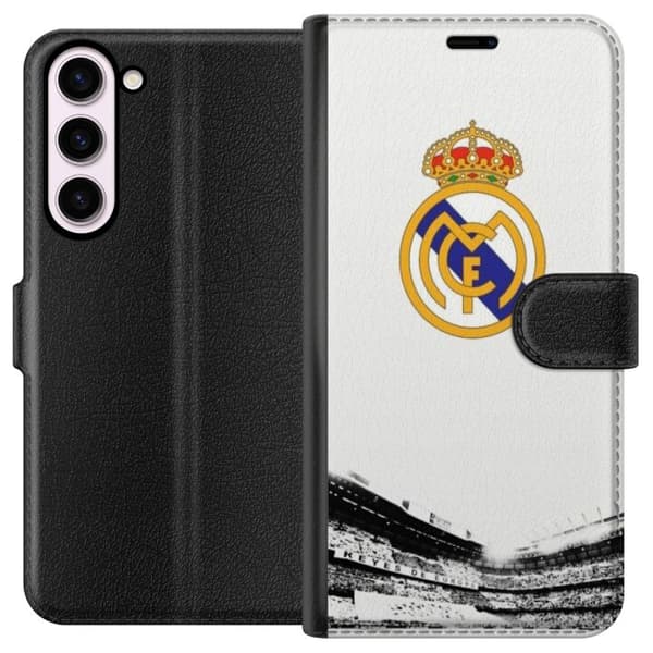 Kompatibelt Plånboksfodral till Samsung Galaxy S23+ Real Madrid CF