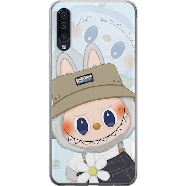 Samsung Galaxy A50 Gjennomsiktig deksel Labubu med hatt - Pop