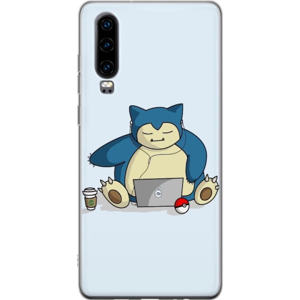 Huawei P30 Gennemsigtig cover Pokemon Rolig