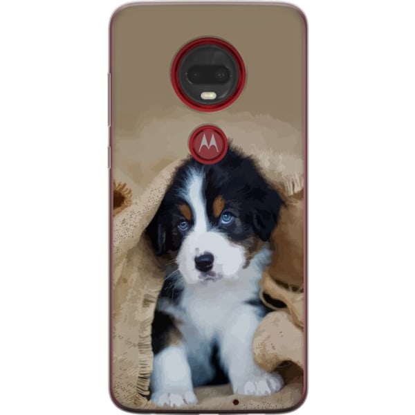 Motorola Moto G7 Plus Gjennomsiktig deksel Hundebaby
