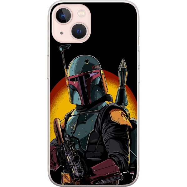 Apple iPhone 13 Läpinäkyvä kuori The Mandalorian
