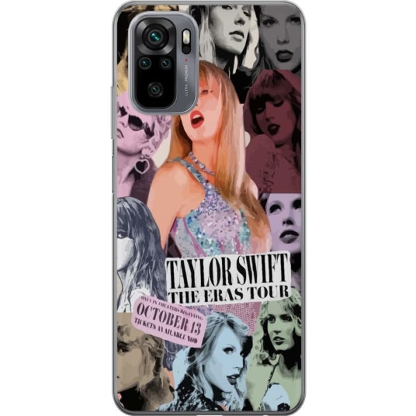Xiaomi Redmi Note 10S Gennemsigtig cover Taylor Swift Farver
