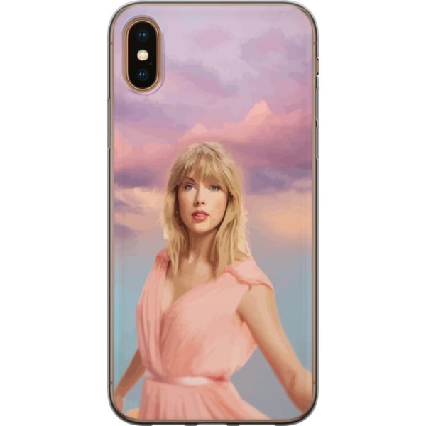 Apple iPhone XS Max Läpinäkyvä kuori Taylor Swift