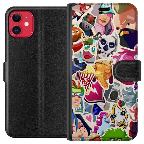 Kompatibel Tegnebogsetui til Apple iPhone 11 Fortnite