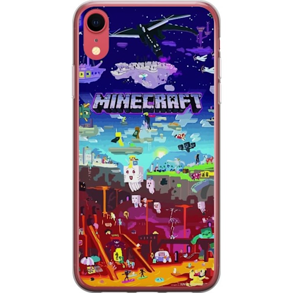 Apple iPhone XR Läpinäkyvä kuori MineCraft