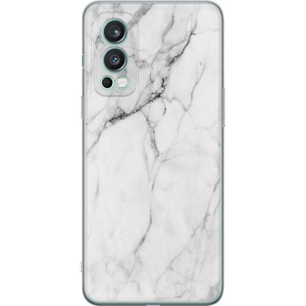 OnePlus Nord 2 5G Gennemsigtig cover Marmor
