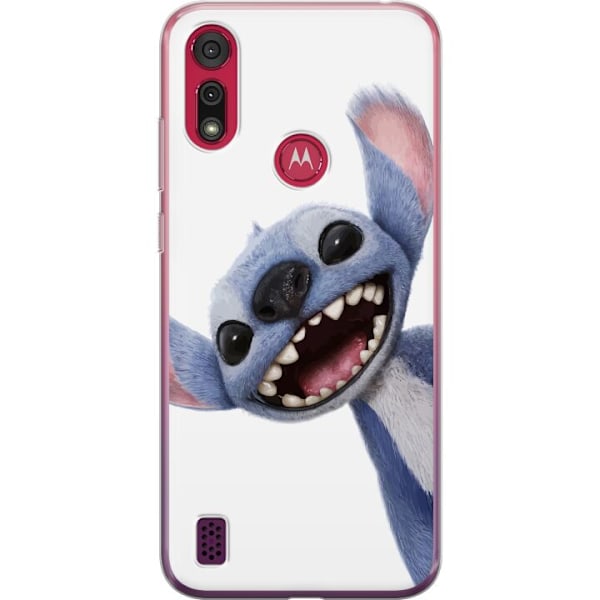 Motorola Moto E6s (2020) Gennemsigtig cover Lilo & Stitch