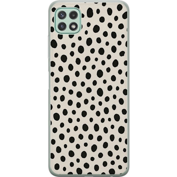 Samsung Galaxy A22 5G Läpinäkyvä kuori Dot Dance