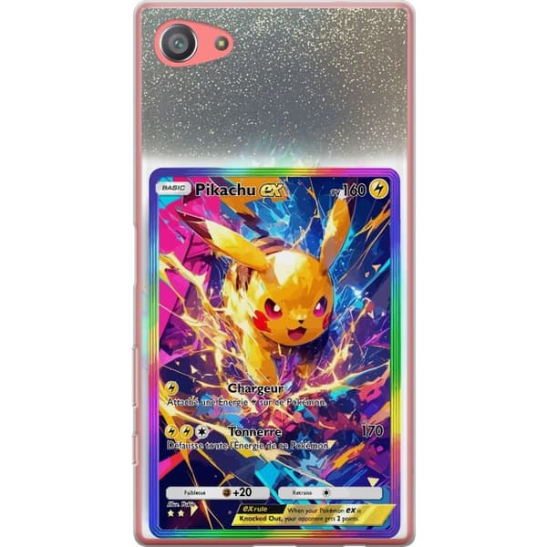 Kompatibelt Mobildeksel til Sony Xperia Z5 Compact Pikachu gul