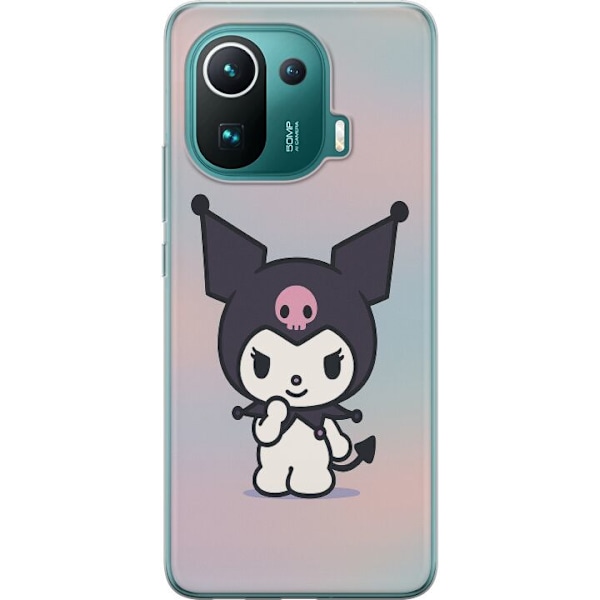 Xiaomi Mi 11 Pro Genomskinligt Skal Kawaii Sanrio Kuromi