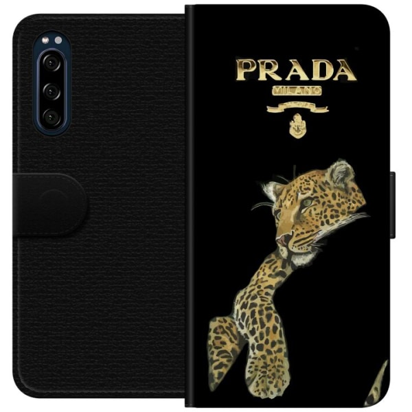 Sony Xperia 5 Lompakkokotelo Prada Leopard