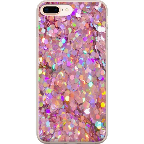 Kompatibelt Mobilskal till Apple iPhone 8 Plus Glitter