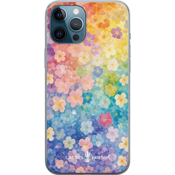 Kompatibelt Mobildeksel til Apple iPhone 12 Pro Max Cactus og venner – RainbowBloom