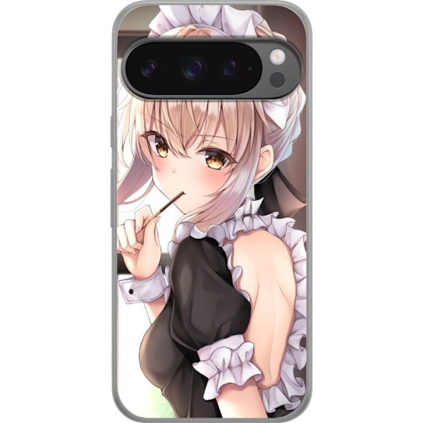 Google Pixel 9 Pro XL Gennemsigtig cover Anime Pige Sød