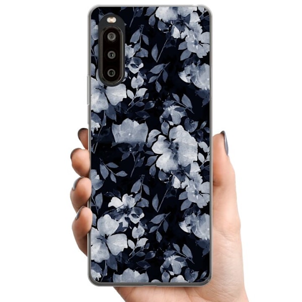 Sony Xperia 10 II TPU Mobilcover Blomster