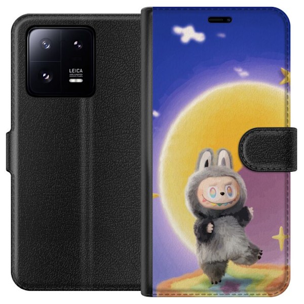 Xiaomi 13 Pro Lommeboketui Labubu Neon Pop - Neonfarget pop ar