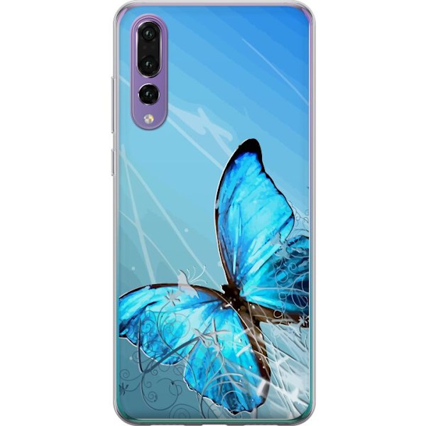 Huawei P20 Pro Genomskinligt Skal Fjäril