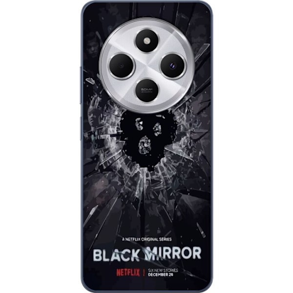 Xiaomi Redmi 14C Gjennomsiktig deksel Black Mirror Sci-Fi Netf