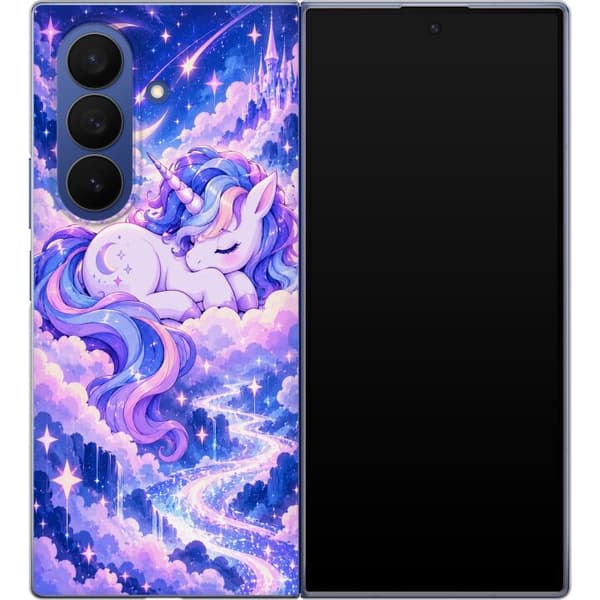 Kompatibelt Mobildeksel til Samsung Galaxy Z Fold7 Månsömn lila