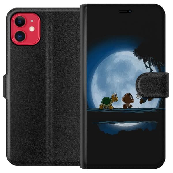 Kompatibel Tegnebogsetui til Apple iPhone 11 Super Mario