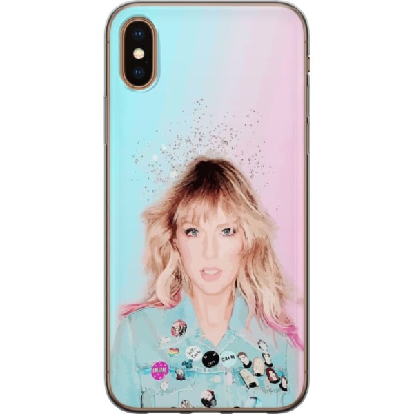 Apple iPhone XS Max Gennemsigtig cover Taylor Swift Poesi