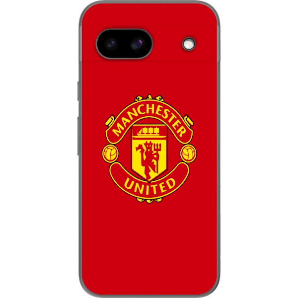 Google Pixel 8a Läpinäkyvä kuori Manchester United