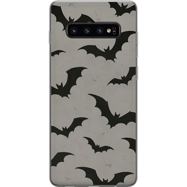 Samsung Galaxy S10 Läpinäkyvä kuori Flutterprint