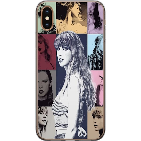 Apple iPhone X Läpinäkyvä kuori Taylor Swift