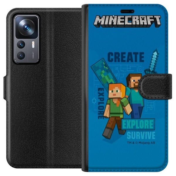 Xiaomi 12T Plånboksfodral Minecraft Caves