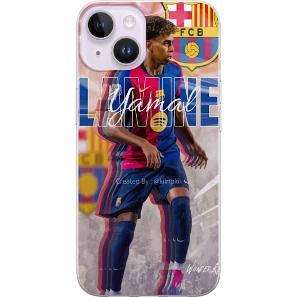 Apple iPhone 15 Plus Gennemsigtig cover Lamine Yamal FCB