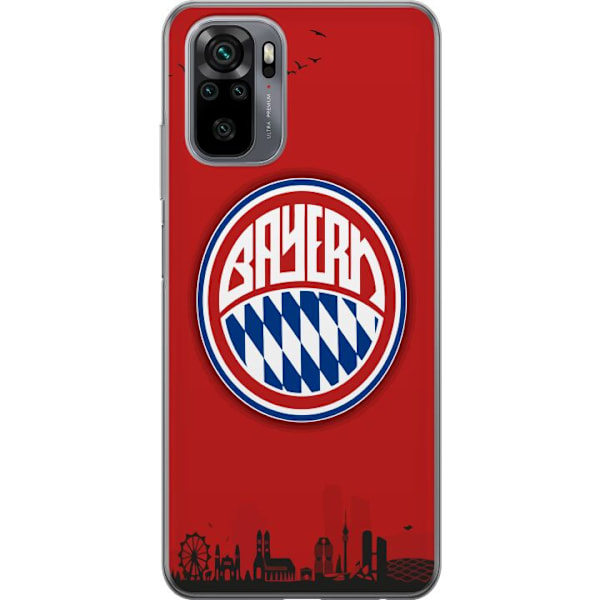 Xiaomi Redmi Note 10S Läpinäkyvä kuori FC Bayern München