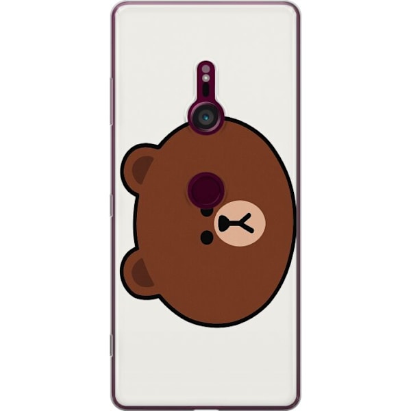 Sony Xperia XZ3 Gennemsigtig cover line friends brown